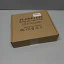 Flameless LED Pillar Candles with Remote Control and Timer, Battery Operated Flickering Electric Candles Set of 5, Crackle Design for Home Decor Wedding Party(D2.2'' x H5''/5''/6''/7''/8'') (Ivory)