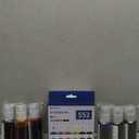 Compatible for 552 Ink 600ml Refill Ink Bottle Replacement for EcoTank Photo ET-8550 ET-8500 Printer High Capacity 6-Pack (Not Sublimation Ink)