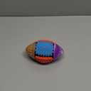 Dog Toys for Aggressive Chewers: Tough Chew Toys for Medium & Large Dogs, Nylon & Rubber Football Interactive Dog Toy to Keep Dogs Busy Bacon Flavors Perfect Multicolored Large Breed Gifts