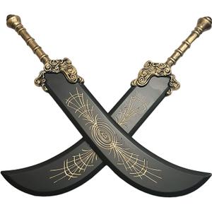 LALAPORT 41 Inch 2 Pcs Set Medieval Fantasy Elder Ring Foam Sword for Video Game, Cosplay Costume Prop, Collection, Gift (Greatsword)