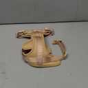 Wisedog No Pull Lightweight Dog Harness: Adjustable Durable Breathable Mesh Pet Vest Harness with Soft & Comfortable Cushion, for Small Medium Large Dogs (Medium, Sand Color) (M:Neck=11.81"-18.11"/Chest=18.11"-27.95")