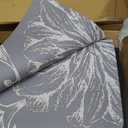 3×5 Feet Extra Large 1/10" Ultra Thin Front Door Mat Indoor Entryway Area Rug for Inside Entry, Non Slip Washable Rubber Interior Door Mats Entrance Home, Baroque Grey