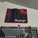 BlueFinger RGB Gaming Keyboard and Backlit Mouse Combo, USB Wired, LED Gaming Set for Laptop PC Computer Game and Work(Black & Gray)