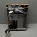 CHULUX Slim Espresso Machine with Milk Frother, 20 Bar Professional Italian Pump Espresso Coffee Machine for Home Cappuccino & Latte Maker, Stainless Steel, Silver