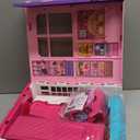 Style Shine Doll House Portable & Foldable Dollhouse w/ 60+ Pcs & 2 Dolls, Play House Toy with Bedroom Bathroom Kitchen Furniture Playset, Playhouse Birthday Gift for Girl Kid Toddler