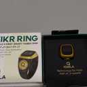 Finger Smart Tally Counter Ring, 20mm Muslim Digital Azan Alarm Clock(Black), Resettable Smart Counter Digital Counter & Vibration Reminder with Mini LCD Screen ﻿