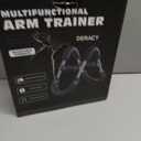 DERACY Twister Arm Trainer, Adjustable 60 - 110 Lbs Resistance Forearm Strengthener, Chest Workout Equipment, Arm Exerciser, Portable Home Gym Fitness Equipment