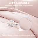 Quataly Queen Comforter Sets Blushpink,3PCS Soft Lightweight Breathable Bedding Comforter Sets for All Season, Queen Size(90''90'' Comforter & 2 Pillowcases)