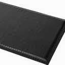 3 x 5 FT Anti Fatigue Mats Industrial 15/16 Inch Thick Soft Sponge Ergonomic Mat Durable Heavy Duty Diamond Plate for Standing Non Slip Industrial Grade Floor Mat for Leg & Back Pain (Black)