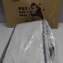 Upgraded Zipper Center Console Dog Car Seat for Small Dogs, Pet Booster Seat with Safety Hook & Adjustable Strap,Washable Center Console Car Bed with Storage Pocket for Pets up to 15lbs