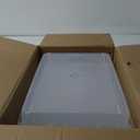 3 PCS Plastic Storage Bins with Latching Lids File Storage Box Clear File Boxes Stackable Storage Containers for Organizing Photo, A4 Paper, Document, Scrapbook