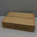 Nightstand with Charging Station, Bedside End Table with 2 Fabric Drawers for Bedroom, Side Table with USB Ports and Outlets (Brown Black)