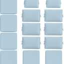 14 Pcs Outdoor Cushion Slipcovers All-Weather Patio Cushion Covers, Replacement Waterproof with Zipper for Patio Furniture, Sectional Couch 3 Sizes, Covers Only, 26" x 26" x 4"