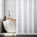 Duzzy 98 Inch Collapsible Shower Water Dam Shower Stopper Barrier and Retention System and Keeps Water Inside Threshold Dry and Wet Separation Suitable for Bathroom and Kitchen