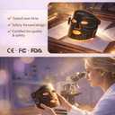 Red Light Therapy for Face 4 Mode Cordless LED Face Mask with 850NM Infrared, Red, Blue & Amber Light, 10-Min Timing Function, 272 LED Beads, Eyes Protection, Rechargeable for At-Home & Travel