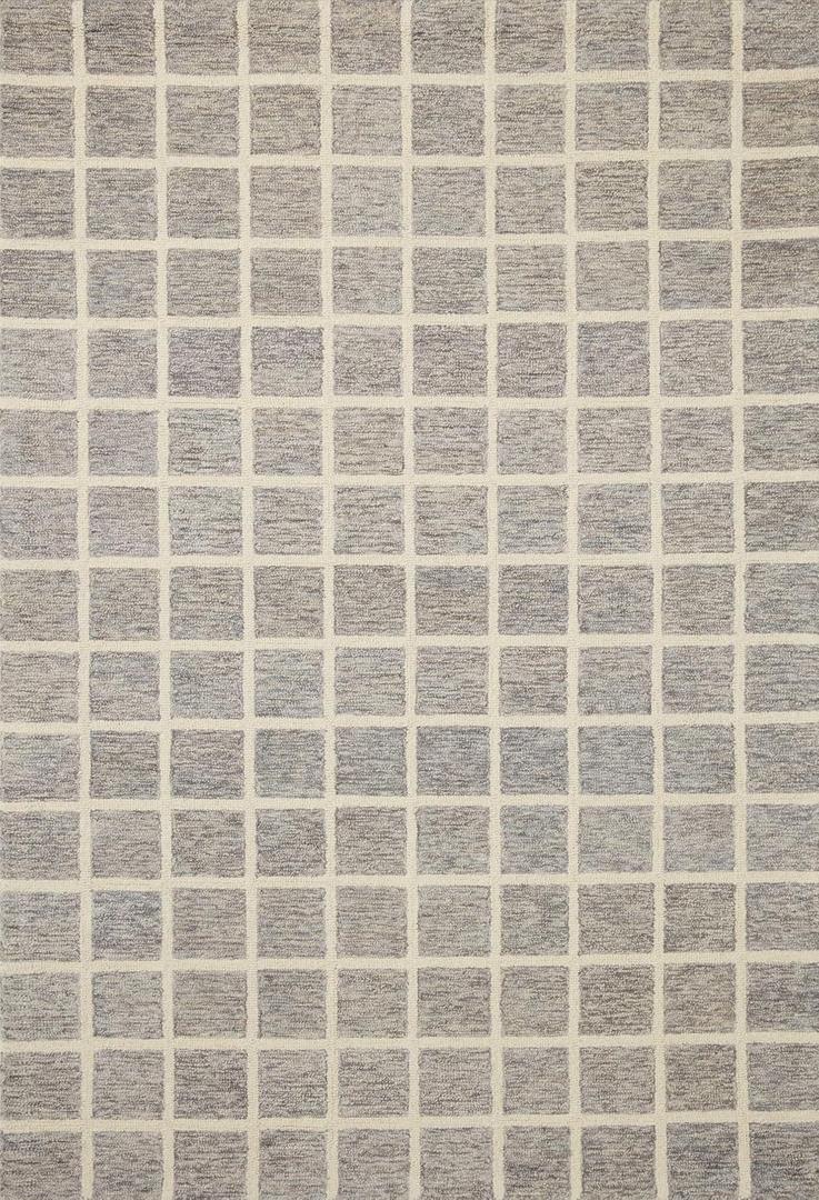 Loloi Chris Loves Julia Polly Slate / Ivory 2'-0" x 5'-0" Accent Rug
