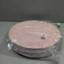 12 x Omuriko Pink Charger Plates Set of 12, 13" Plastic Chargers for Dinner Plates, Thanksgiving, Christmas Party Banquet Serveware Supplies