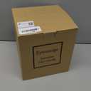 Eywamage 3 Wick Clear Glass Flameless Candle with Remote, Large Flickering LED Battery Pillar Candle  6" H 6"