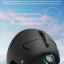 Ski Helmet for Women Men, Safety Certified Snowboard Helmet with Shockproof ABS Hard Shell for Adults & Youth, Large, Black
