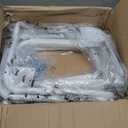 Hoctieon Large Laundry Cart with Wheels, 400L Heavy Duty Laundry Basket Organizer, Rolling Hamper Sorter for Clothes Storage, Industrial Dirty Clothes Hamper for Home & Hotel, Beige