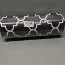 Kitchen Rug Set 2 PCS Kitchen Runner Rug Kitchen Floor Mat, Cushioned Anti Fatigue Non Skid Waterproof Comfort Standing for Kitchen, Home, Office, 17.3"x29"+17.3"x47", Black