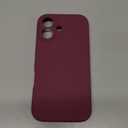 Vooii Magnetic for iPhone 17 Case, Compatible with Magsafe (Premium Liquid Silicone) (Integrated Camera Control Button) Full Body Protective Anti-Scratch Microfiber Lining 6.3", WineRed