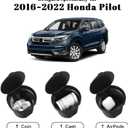 Center Console Cup Holder Compatible with Honda Pilot 2016-2022 & Ridgeline 2020-2023 & Passport 2019-2023 Accessories ABS Material Insert Storage Box Interior Armrest Organizer