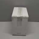 U-QE 60 Pieces White Plastic Plates - 9 Inch White Disposable Plates - Washable & Reusable - Premium Hard Plates - Party Supplies for Birthdays, Celebrations, Travel, Wedding, Party and Events