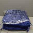 Outdoor Chair Cushions 19 x 19 Inch Waterproof Patio Chair Cushions with Tie 5 Year Color Fastness Thick Outdoor Seat Cushion for Garden Lawn Patio Furniture Navy Set of 2