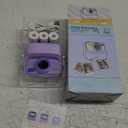 Kids Instant Digital Cameras for Boys and Girls, 1080P HD Dual-Lens Selfie Digital Camera with Print Paper & 32G Card, Christmas Birthday Gifts Toys for Toddler and Teenagers Age 3-16 Years Old (Purple)