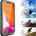 SPORTLINK Waterproof Case for iPhone 11 Pro, Full Body Heavy Duty Protection Full Sealed Cover Shockproof Dustproof Built-in Clear Screen Protector Rugged Case for iPhone 11 Pro 5.8 Inch