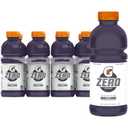 Gatorade Thirst Quencher Zero Sugar Sports Drink, Grape, 20oz Bottles, 8 Pack, Electrolytes for Rehydration (EXP 11/10/26)