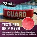 Kemp USA Standard and Premium Grip It Rescue Tube with Mesh and Guard Logo - Life Guard Equipment for Pool Safety