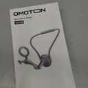 OMOTON Magnetic Neck Phone Holder for Magsafe/Action Camera, Adjustable Selfie Chest Stand Strap POV/Vlog Video Recording for iPhone, AKASO/Go Pro/ Ins60X5/ DJI360