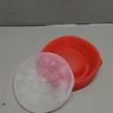 POPCO Silicone Popcorn Maker - Microwave Popcorn Popper - Collapsible Bowl, Heat-Resistant, Easy to Clean, Ideal for Family Movie Nights, 15-Cup Capacity - Transparent Red