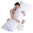 YZ HOME Memory Foam Body Pillow Insert - Full Body Pillow for Adults - Soft Large Long Bed Pillow for Side Sleeper (White, 20 Inchx54 Inch)