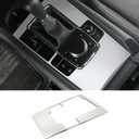 Car Accessories Fit for 2019 2020 2021 2022 2023 2024 2025 Mazda 3 Axela Interior Gear Shift Knob Console Media Panel Cover Trim (Matte Silver) Stainless Steel 1 PC