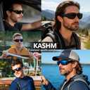 Polarized Sports Sunglasses for Men Women Driving Fishing Wrap Around Tactical Sun Glasses UV Protection