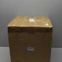 Vinyl Record Storage Box, Solid Wood Vinyl Record Box Fits Standard Records- 7/10 Inch, (Upgrade Double Latch) LP Album Record Storage Case Hold 40 Records - Carbonized Brown (Black)