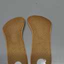 pedag Comfort Leather 3/4 Inserts for Whole Foot Support, Handmade in Germany, Men and Women's Dress Shoes, Flats, Ballet Flats, Sandals, Real Leather, Tan, 1 Pair, US W 6 / EU 36