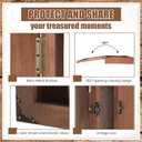 Cinnvoice 4.7" Extra Deep Shadow Box Frame Display Case, Russet, 16x20 Inch