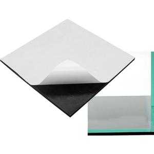 Aquarium Leveling Mat- Compressible Neoprene Foam, Water resistant, Heavy weight support, and Easy to Cut for Fish Tank Stability, Black (12.99 x 19.6 in)