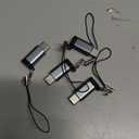 Lightning to USB C Adapter 4 Pack, Fast Charging & Data Sync for iPhone 15/16/17 Pro/Pro Max, Charger Adapter Accessory (Not for Audio/OTG) (Grey)