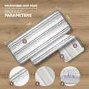 Microfiber Flat Mop Pads, 13-Inch Washable and Reusable Refills, 6-Pack Replacement for Wet and Dry Floor Cleaning, Compatible with 11-13" Hook and Loop (Velcro) Flat Mops (13.0  4.9 x 0.2)