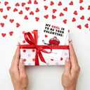 Hockey Valentine's Day Cards for Kids Classroom, Pack of 30 Classroom Valentines Cards, School Exchange for Boys and Girls, Valentine's Day Gift Tags for Class- QR03