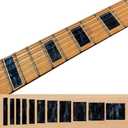 Inlay Sticker Fret Markers for Guitars & Bass - LP/SG Blocks - Black Pearl,F-005BL-BP