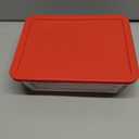 Pyrex Simply Store Glass Food Storage Container, Snug Fit Non-Toxic Plastic BPA-Free Lids, Freezer Dishwasher Microwave Safe, 11 Cup