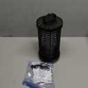 Bug Zapper Outdoor, 2025 Upgraded 3 in 1 Rechargeable Bug Zapper with 5000mAh Battery & LED Night Light, 4000V Cordless Waterproof Mosquito Zapper for Outside,Patio,Backyard,Garden Black