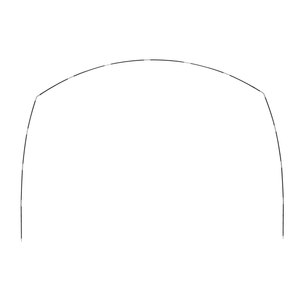 Happy Travel Bike Cabin Tent Tent Pole Kit  Flexible Fibreglass Rod Replacement for Camping Hiking 11 Sections