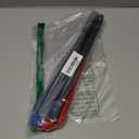 2 Pack Large Folding Hand Fan for Line Dancing, Boots on The Ground Clacking/Popping Rave Fans, 13inch Nylon-Cloth Portable Dance Fans (Red & Blue)